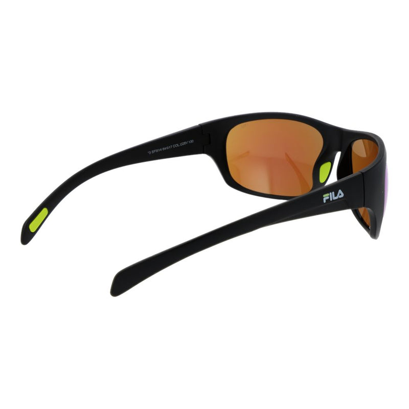 Fila Black Plastic Sunglasses for Men