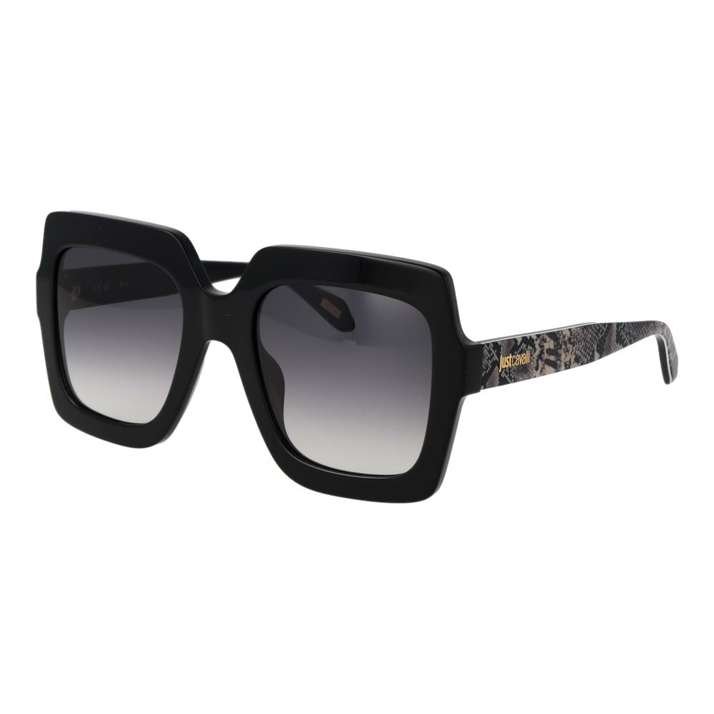 Lunettes de soleil Just Cavalli noires en acétate de cellulose