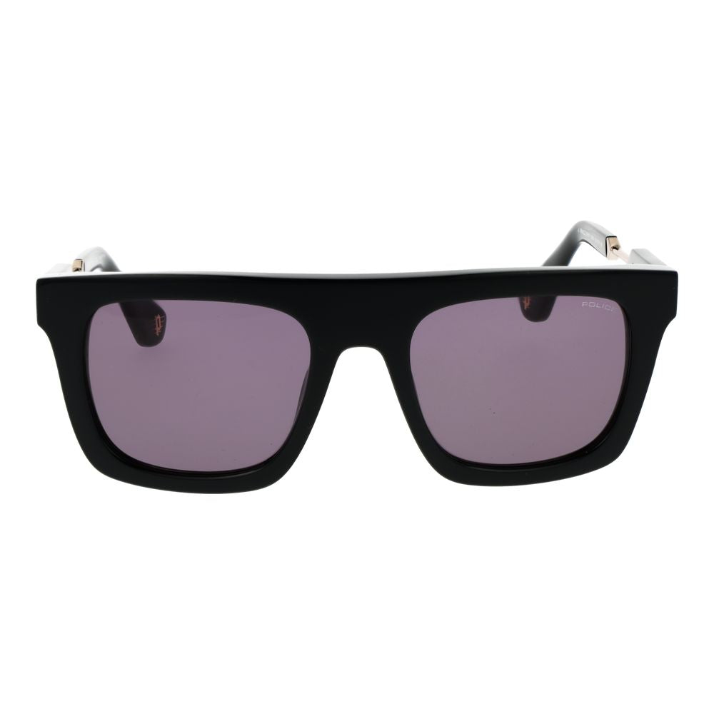 Lunettes de soleil Police en acétate de cellulose noir