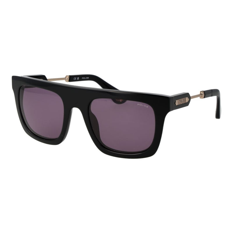 Lunettes de soleil en acétate de cellulose noires Police