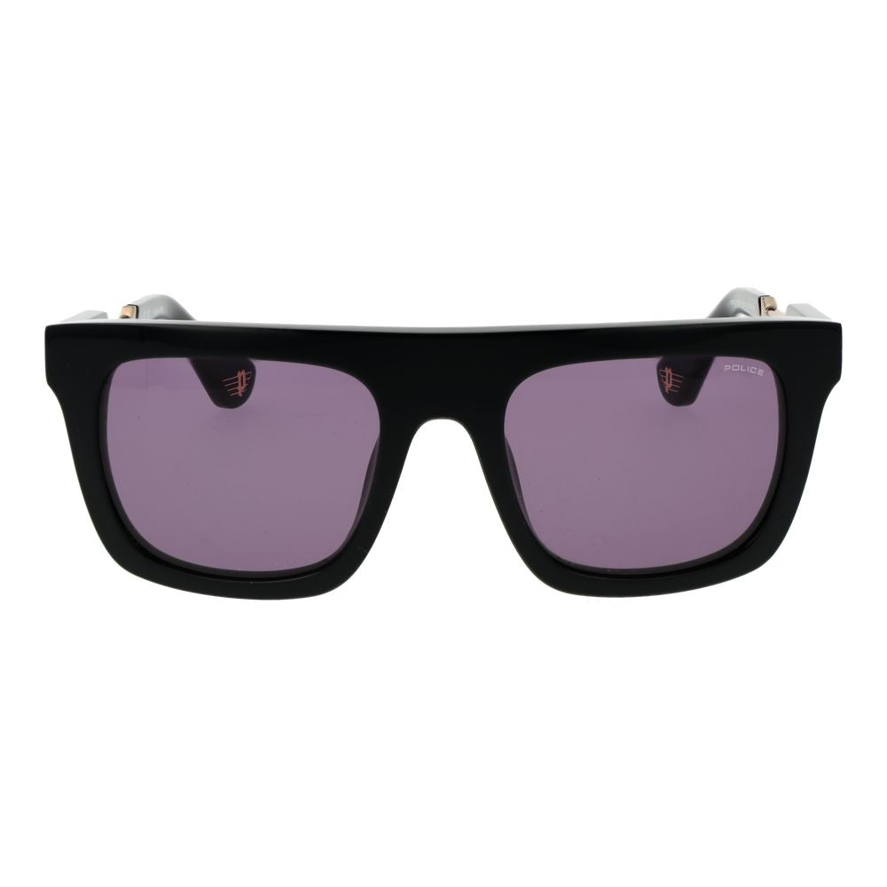 Lunettes de soleil en acétate de cellulose noires Police