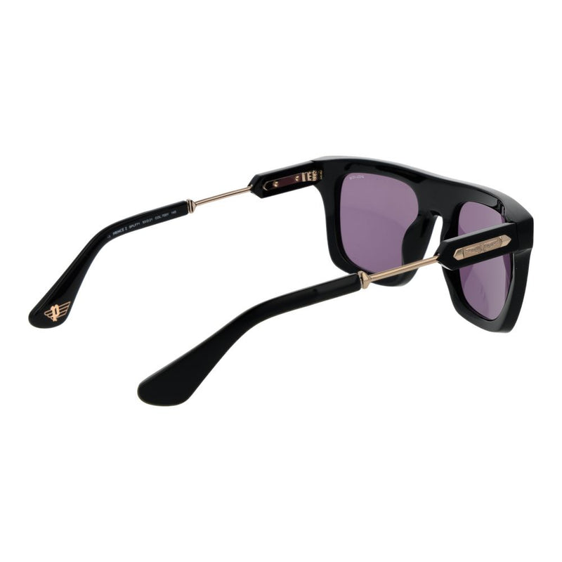 Lunettes de soleil en acétate de cellulose noires Police