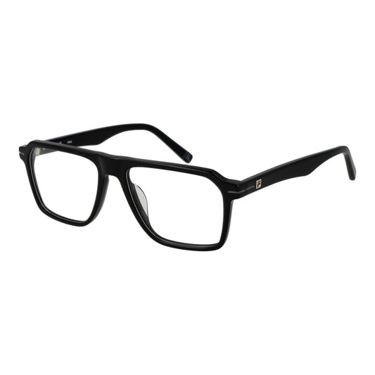 Fila Black Cellulose Acetate Aviator Glasses (Frames)