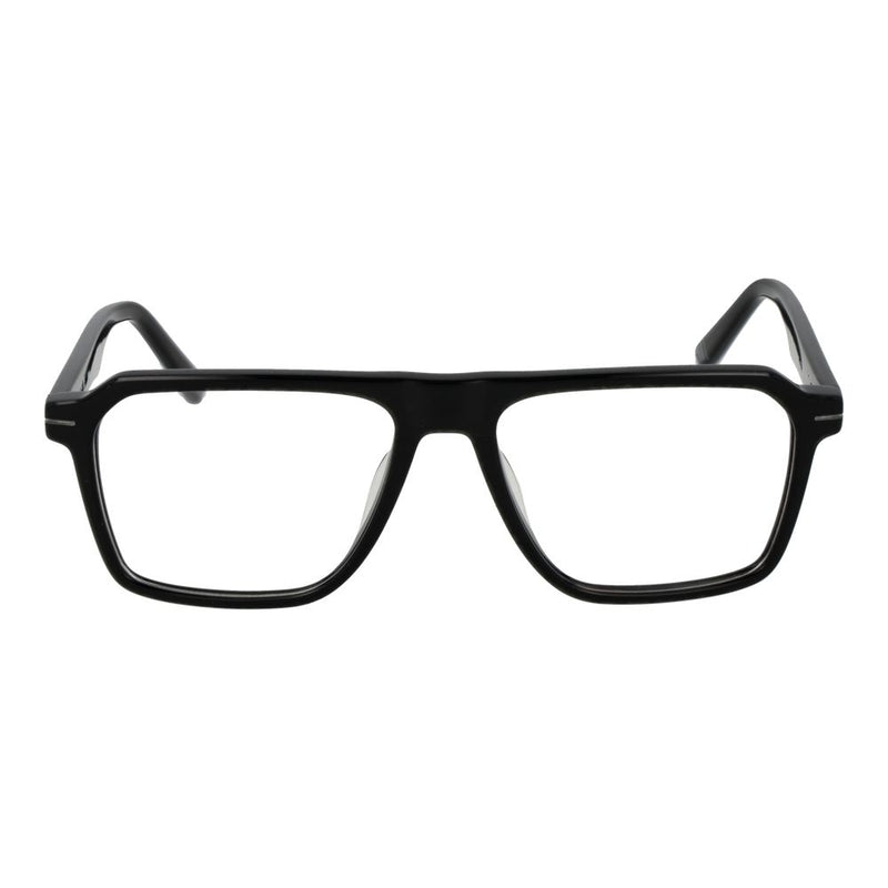 Fila Black Cellulose Acetate Aviator Glasses (Frames)