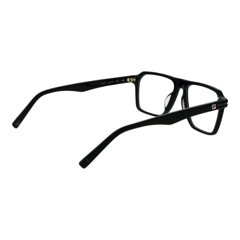 Fila Black Cellulose Acetate Aviator Glasses (Frames)