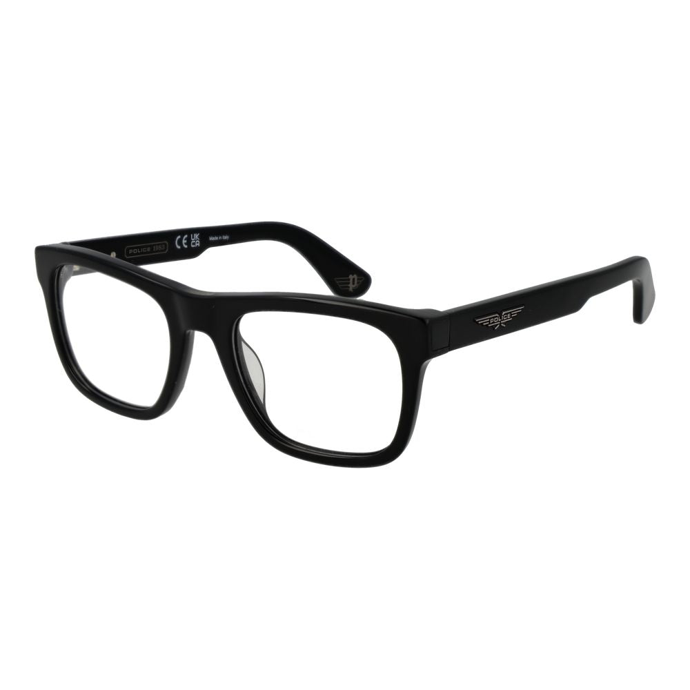 Lunettes en Acétate Noir Police pour Hommes