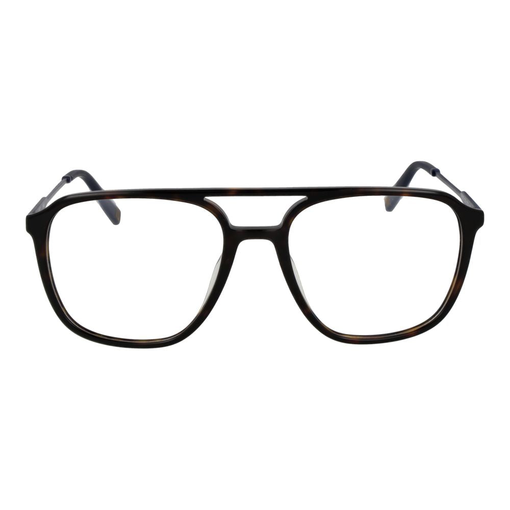 Fila Brown Cellulose Acetate Aviator Glasses (Frames)