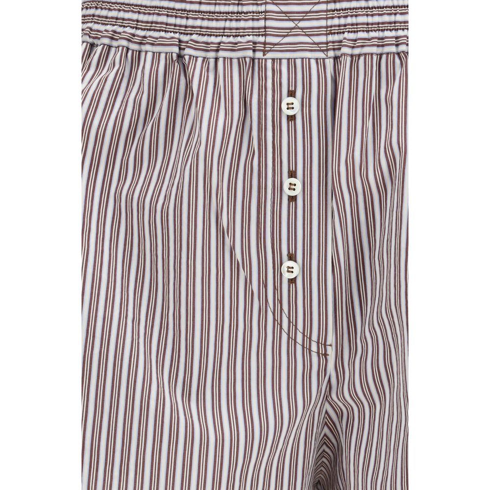 Brunello Cucinelli Multicolor Cotton Bermuda Shorts - Women