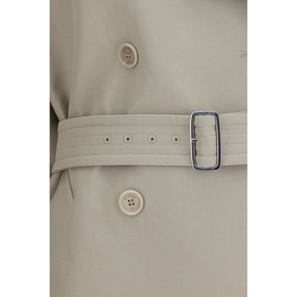Max Mara Beige Cotton Trench Coat for Women