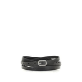 Givenchy Black Calf Leather Bos Taurus Belt - 32 Inches