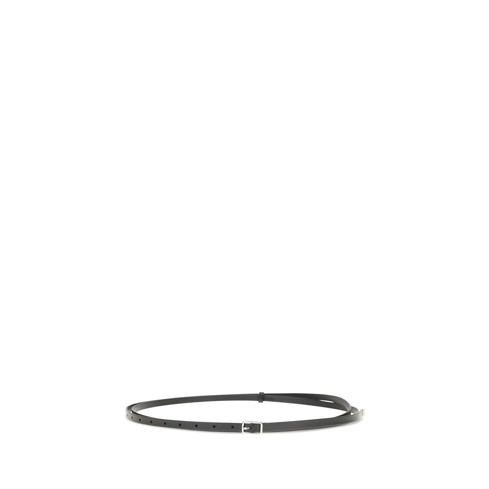 Givenchy Black Calf Leather Bos Taurus Belt - 32 Inches
