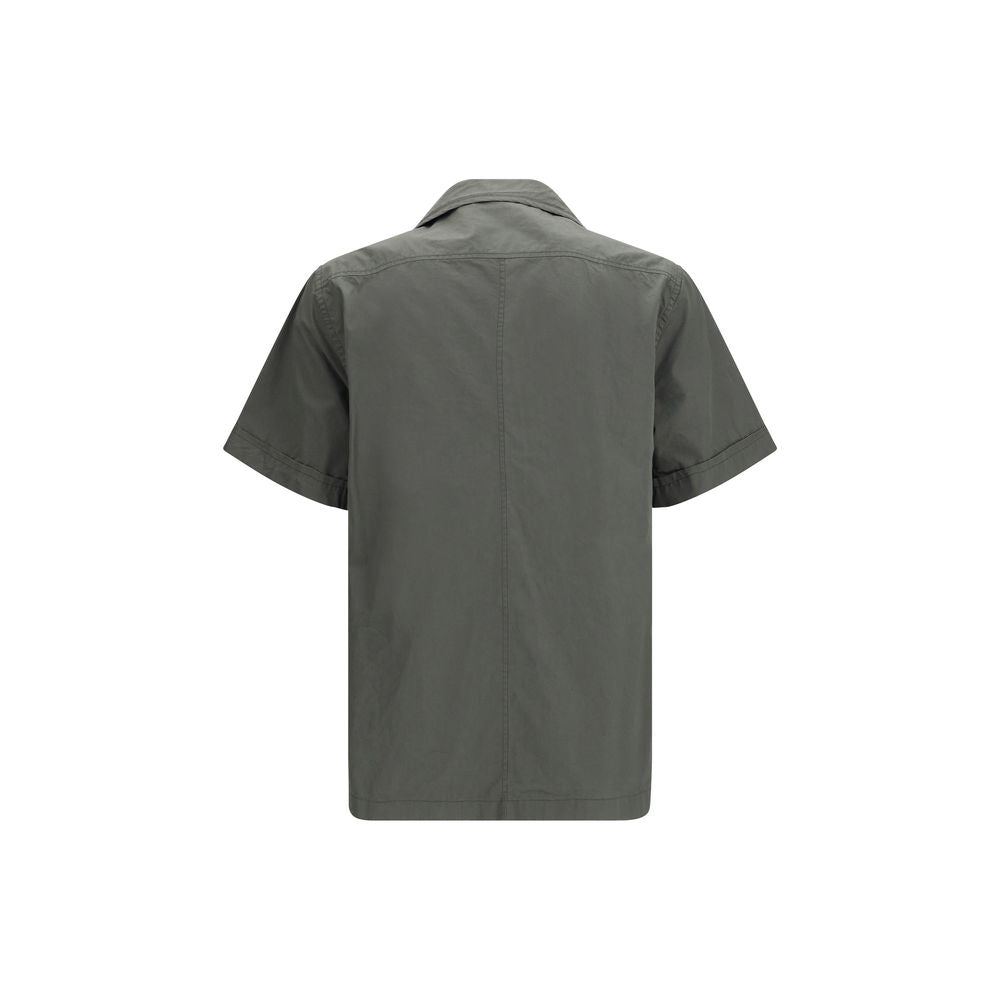 Dolce & Gabbana Gray Cotton Shortsleeve Shirt for Men