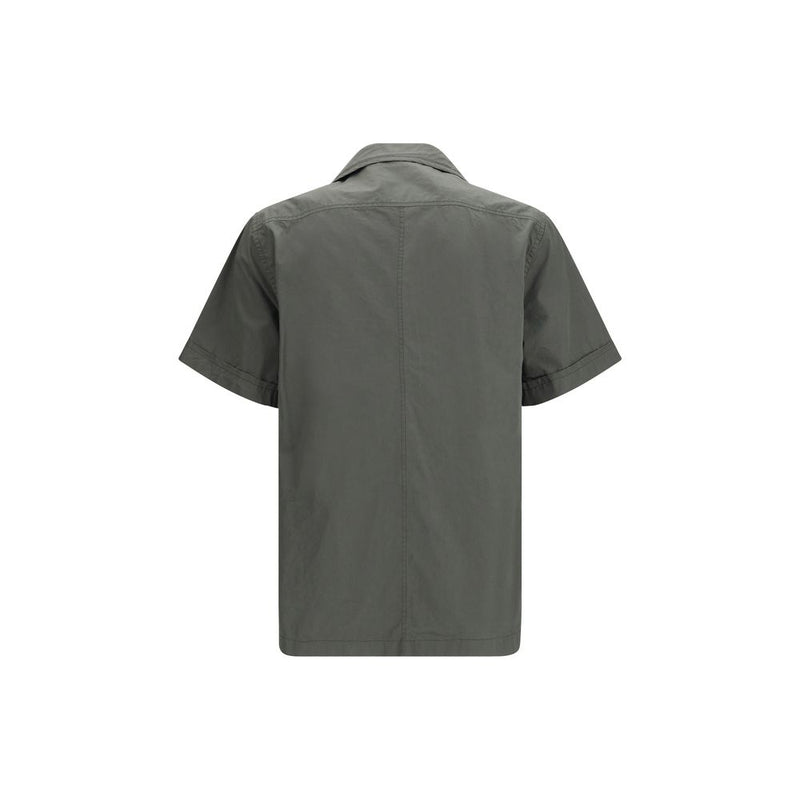 Dolce & Gabbana Gray Cotton Shortsleeve Shirt for Men