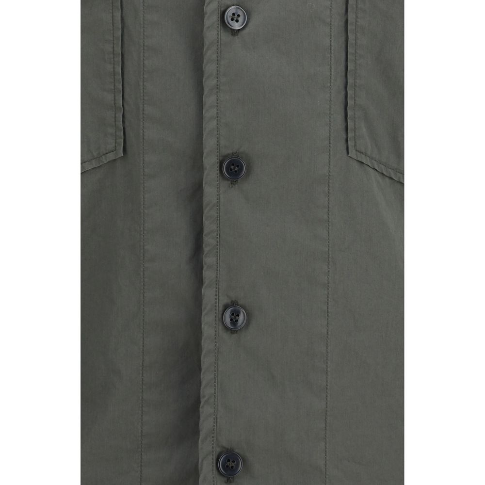 Dolce & Gabbana Gray Cotton Shortsleeve Shirt for Men