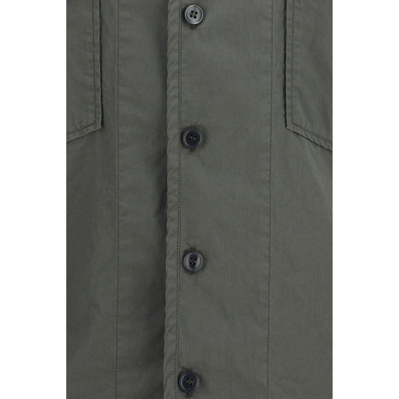 Dolce & Gabbana Gray Cotton Shortsleeve Shirt for Men