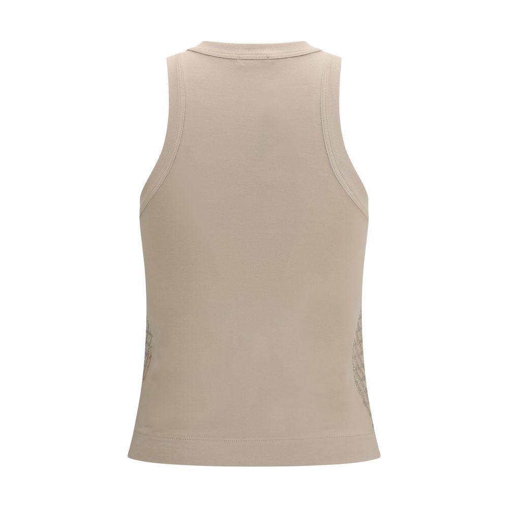 Brunello Cucinelli Beige Cotton T-Shirt - Elegant & Contemporary