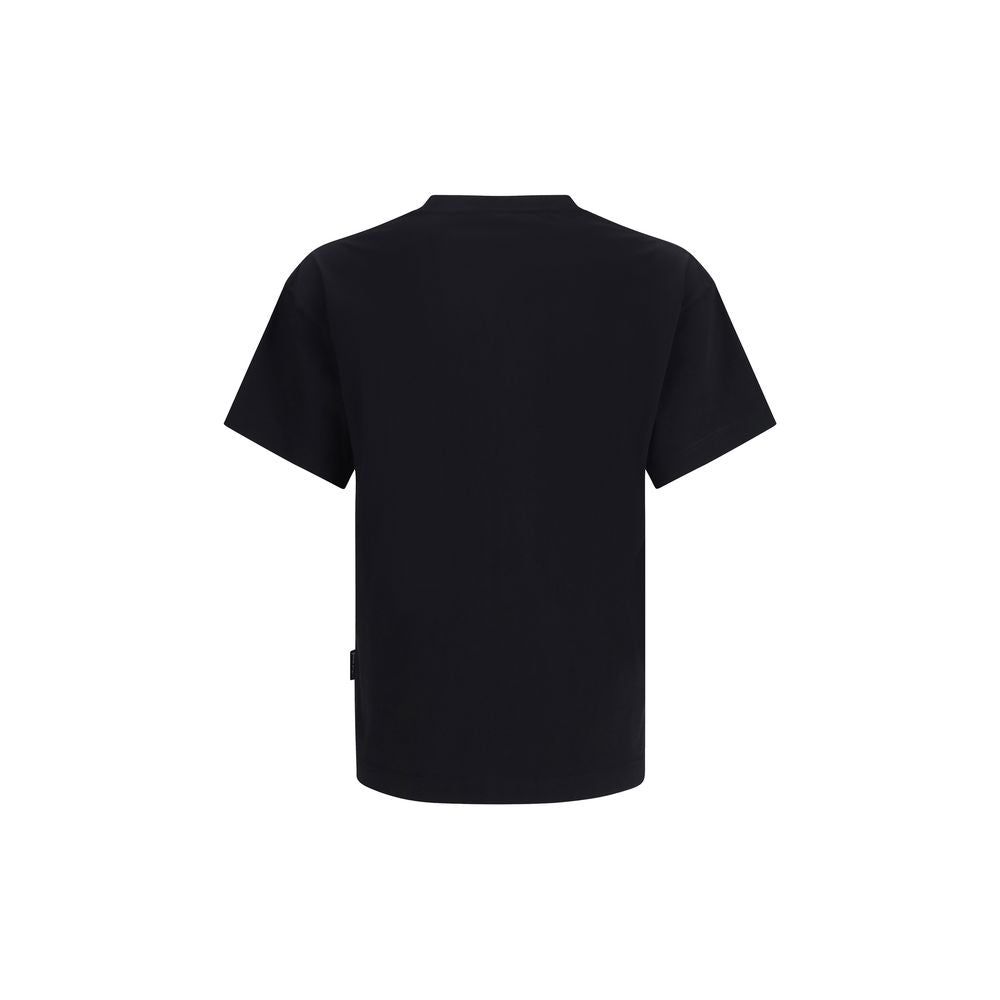 Palm Angels I Love PA Black Cotton T-Shirt