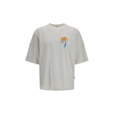Palm Angels I Love PA White Cotton T-Shirt