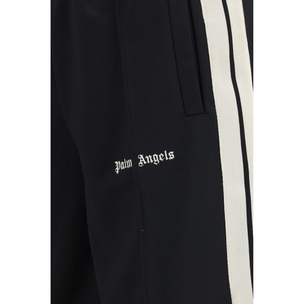 Palm Angels Black Polyester Bermuda Shorts - SS26