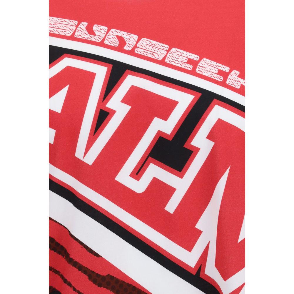 Palm Angels Multicolor Cotton Racing Long Sleeve T-Shirt