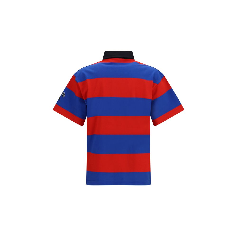 Polo Shirt en Coton Multicolore Palm Angels