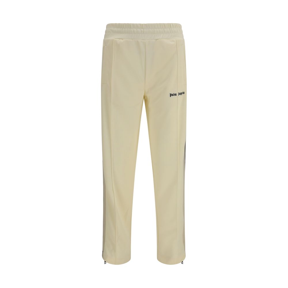 Palm Angels Beige Polyester Athletic Pants - SS26