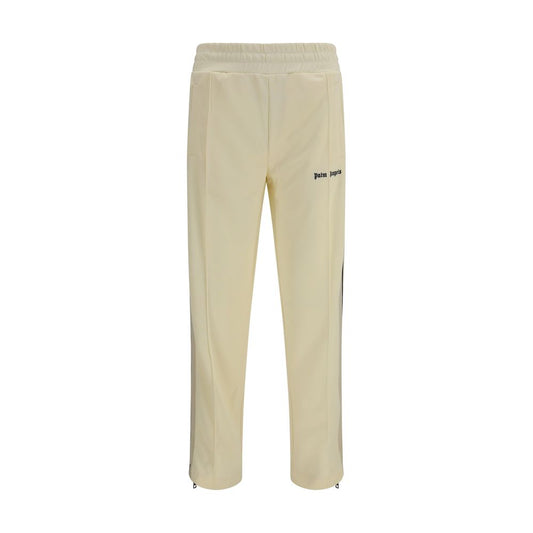 Palm Angels Beige Polyester Athletic Pants - SS26
