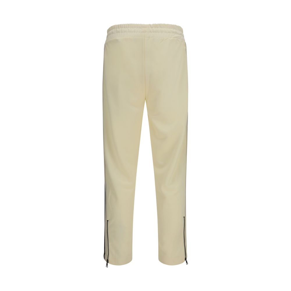 Palm Angels Beige Polyester Athletic Pants - SS26