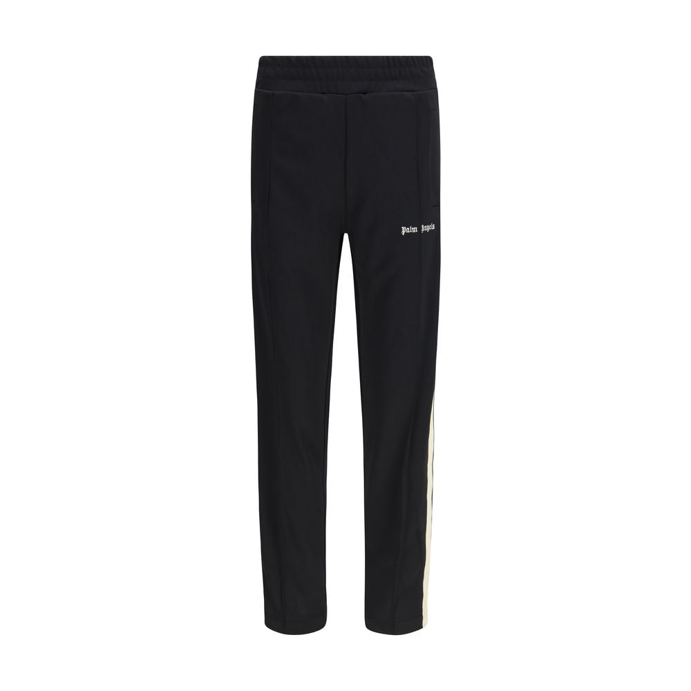 Palm Angels Black Polyester Athletic Pants - Modern Fit