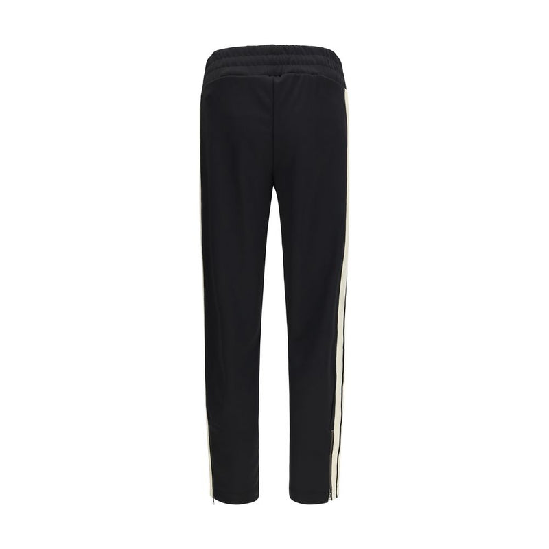 Palm Angels Black Polyester Athletic Pants - Modern Fit Joggers