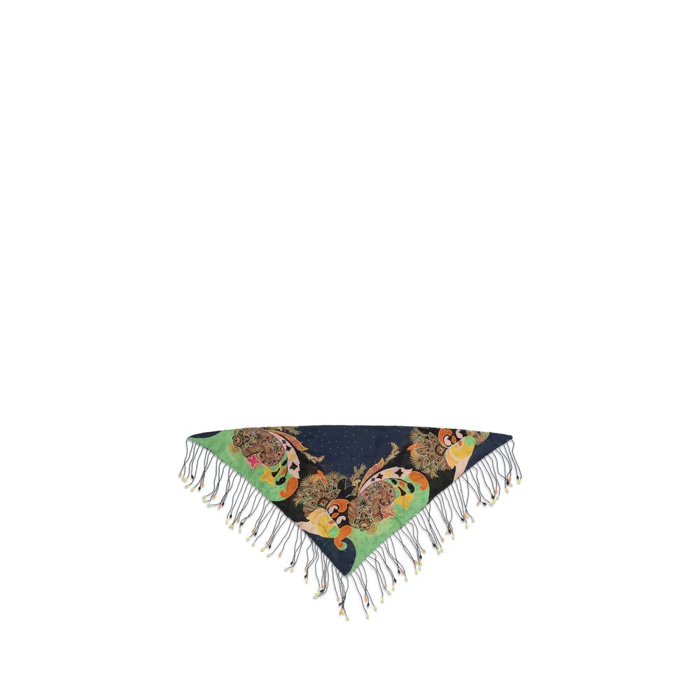 Écharpe en Soie Multicolore Etro