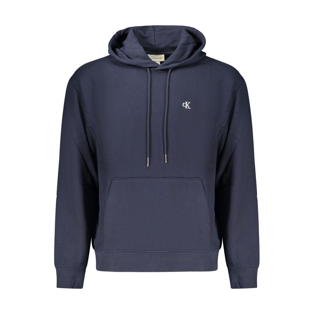 Calvin Klein Blue Cotton Men's Sweatshirt - Stylish Comfort