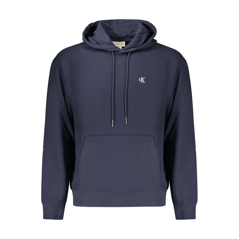 Calvin Klein Blue Cotton Men's Sweatshirt - Stylish Comfort