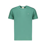 Calvin Klein Green Cotton Mens T-Shirt - Classic Fit