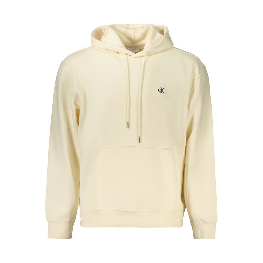 Calvin Klein Beige Cotton Men Sweatshirt