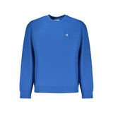 Calvin Klein Blue Cotton Men's Sweatshirt - Stylish Comfort