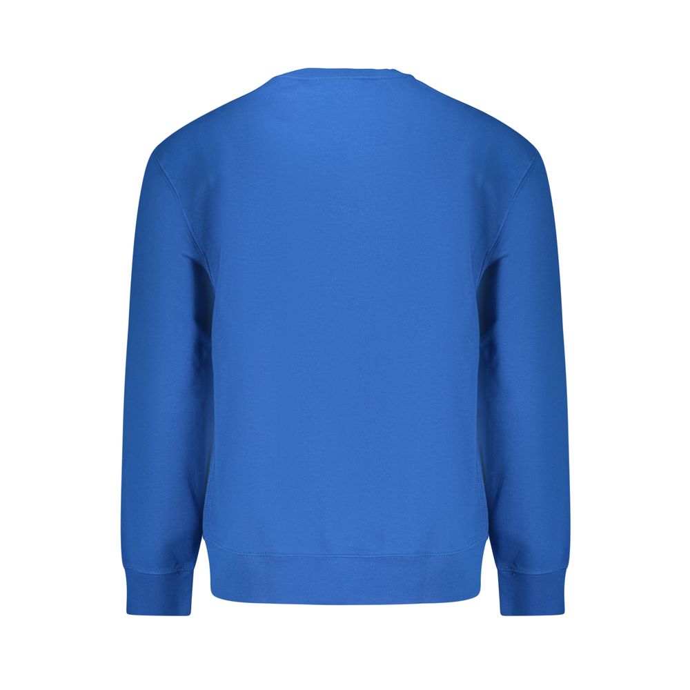 Calvin Klein Blue Cotton Men's Sweatshirt - Stylish Comfort