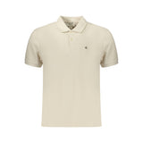 Calvin Klein Beige Cotton Men's Polo Shirt