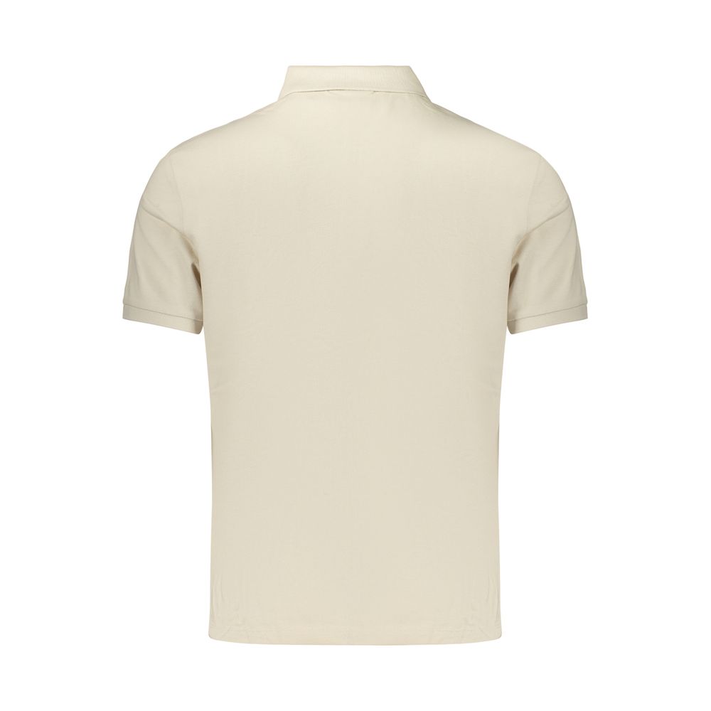 Calvin Klein Beige Cotton Men's Polo Shirt