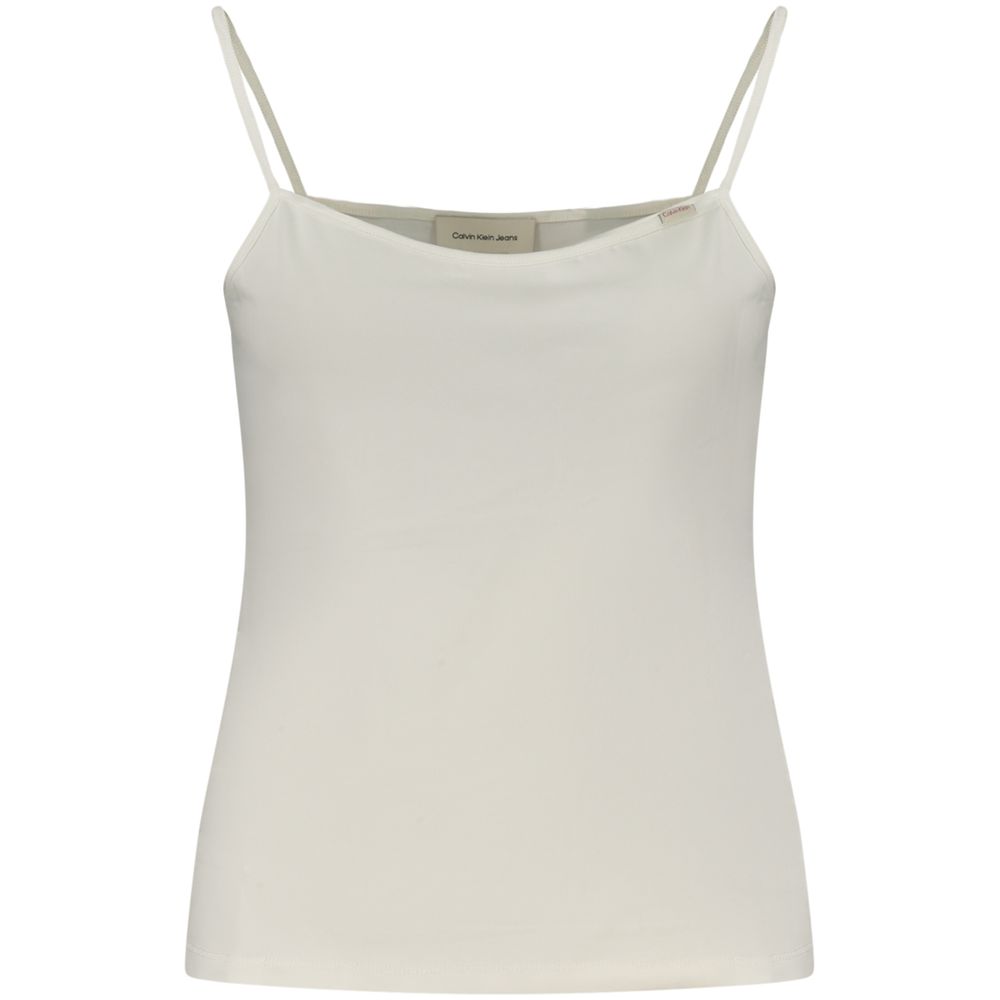 Calvin Klein White Cotton Women's Tank Top