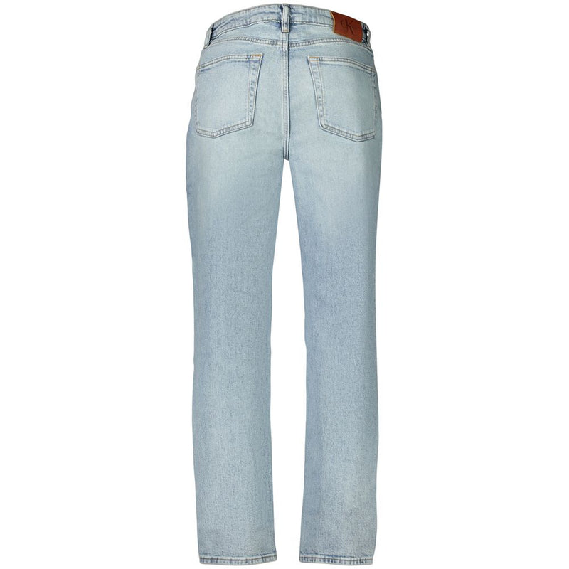 Calvin Klein Azzurro Women's Cotton Mom Jeans