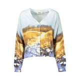 Desigual Azzurro Cardigan en Coton pour Femmes