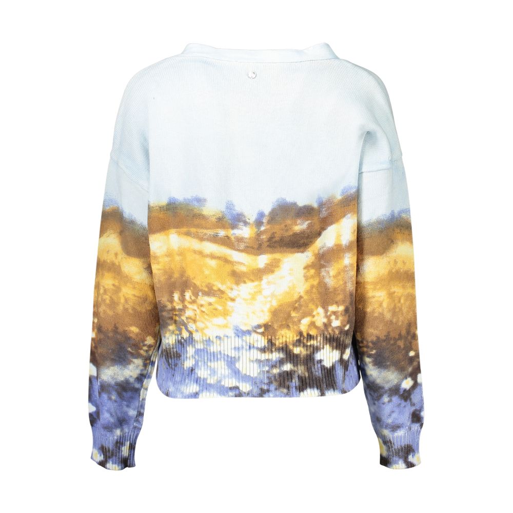Desigual Azzurro Cardigan en Coton pour Femmes