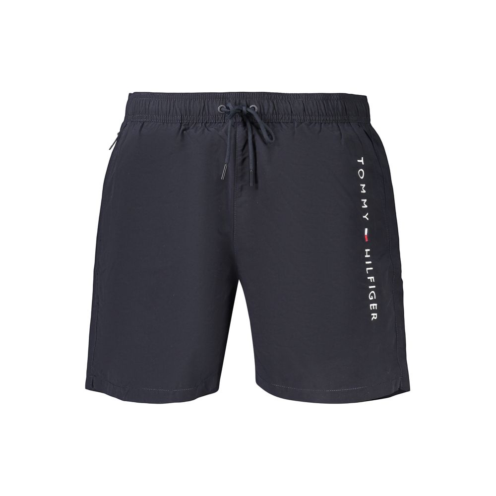 Tommy Hilfiger Blue Polyester Men's Swim Boxer Shorts