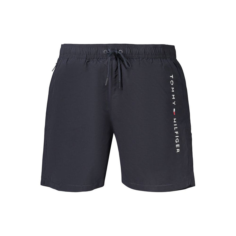 Tommy Hilfiger Blue Polyester Men's Swim Boxer Shorts
