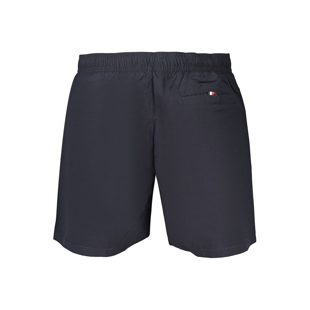 Tommy Hilfiger Blue Polyester Men's Swim Boxer Shorts