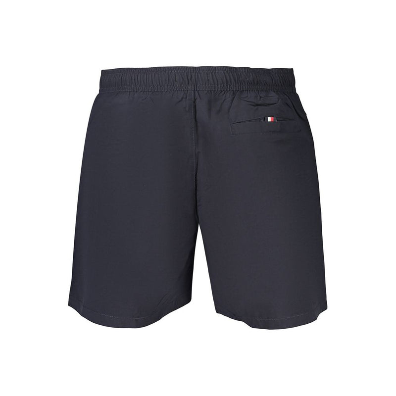 Tommy Hilfiger Blue Polyester Men's Swim Boxer Shorts