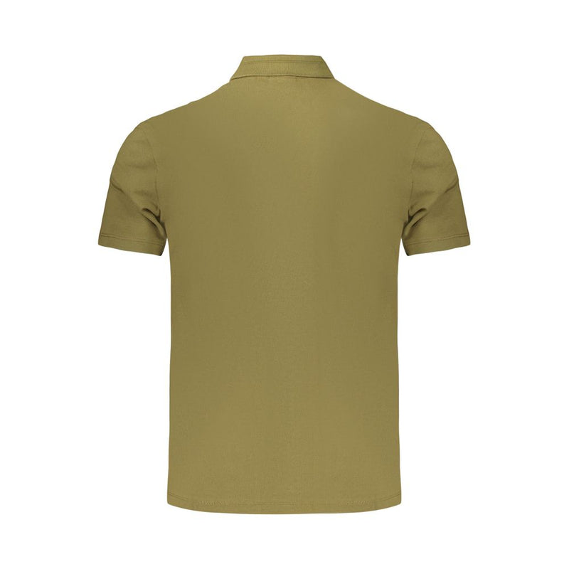 Napapijri Green Cotton Men's Polo Shirt - Stylish Casual Wear