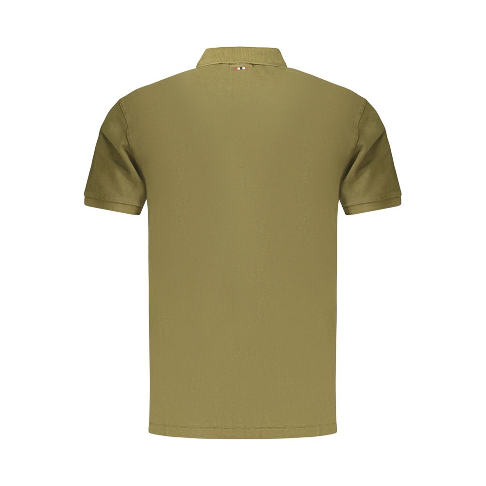 Polo Napapijri Verde en Coton pour Hommes