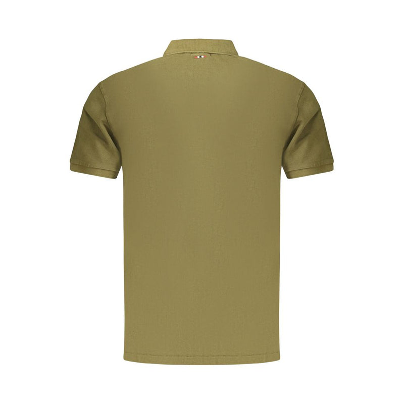 Napapijri Verde Cotton Men's Polo - Stylish and Comfortable